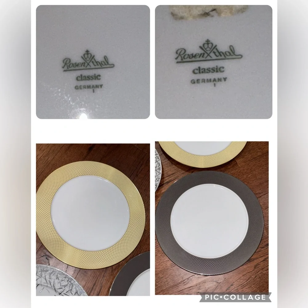 Rosenthal Germany set of 3 Charger Service Plates